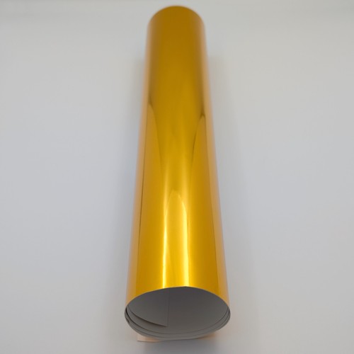 Stretchable gold mirror chrome - gold,