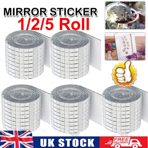 Glass mirror mosaic - mirror, wall