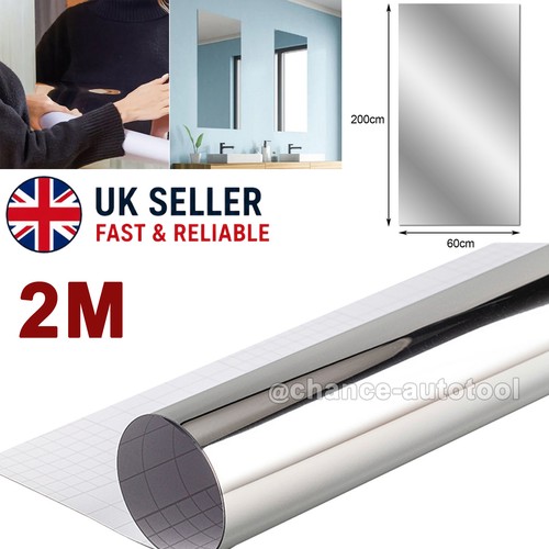 Large mirror wall sticker - 2m,