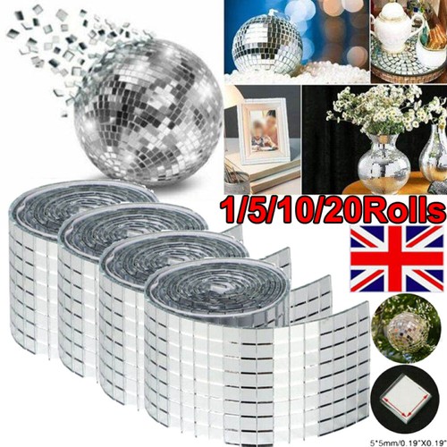 Glass mirror mosaic wall - 20/5m,
