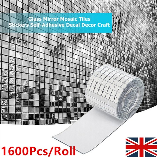 Sparkling glass mirror mosaic - glass,