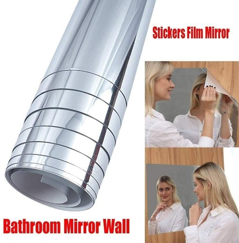 Mirror wall sticker roll self - mirror,
