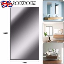 200 x 60cm Mirror Wall Sticker