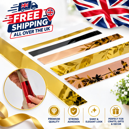 44m gold self adhesive - gold,