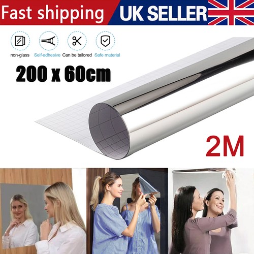 60cm mirror wall sticker - 2m,
