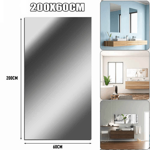 Large mirror wall sticker - wall, roll