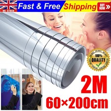 2m Large Mirror Wall Sticker