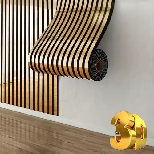 Gold silver stripe - gold,